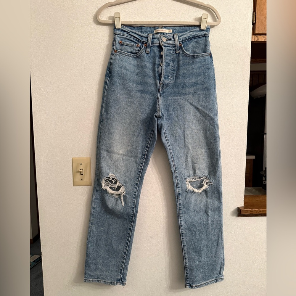 Levi's Women's Straight Leg Jeans - Light Blue